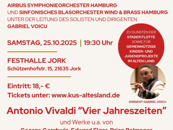 Benefizkonzert zugunsten des Kultur- und Sportvereins Altes Land e.V.